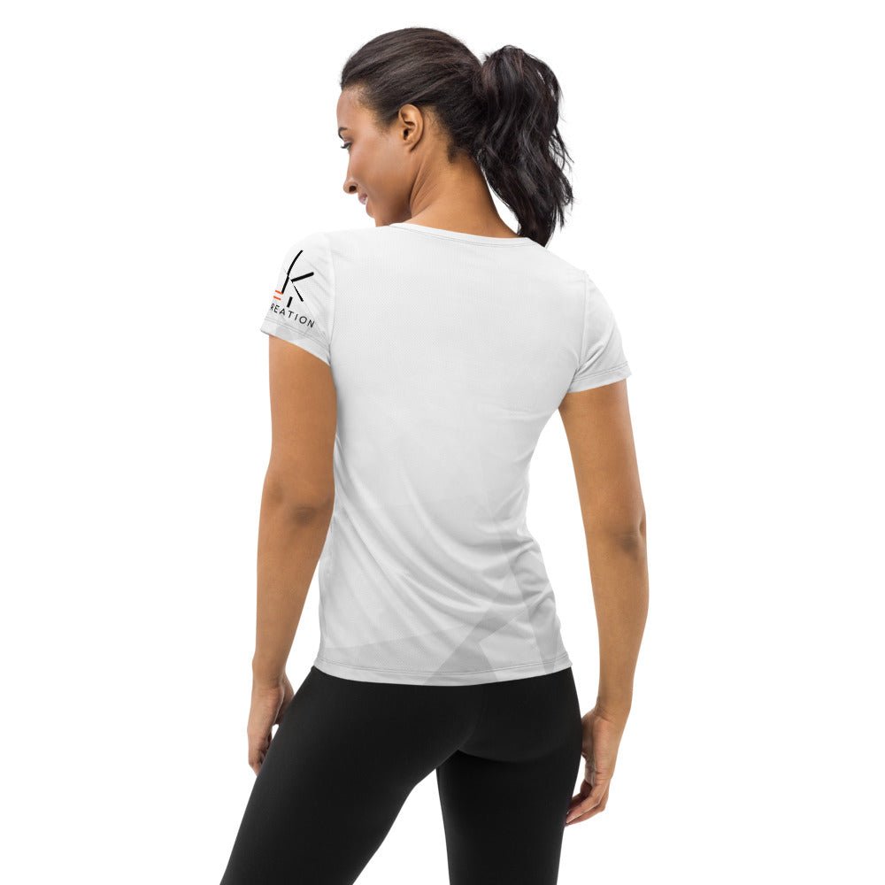 All-Over Print Women's Athletic T-shirt - LiveKreation.com