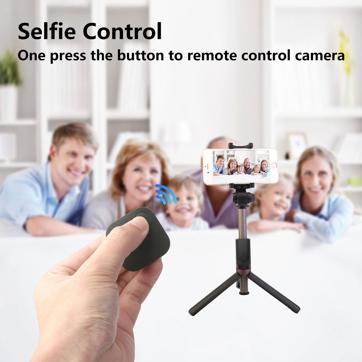 iMounTEK Anti-Lost Tracker Key Finder Bi-directional Real Time Locator 25m/82ft Remote Control for iPhone X Samsung S9