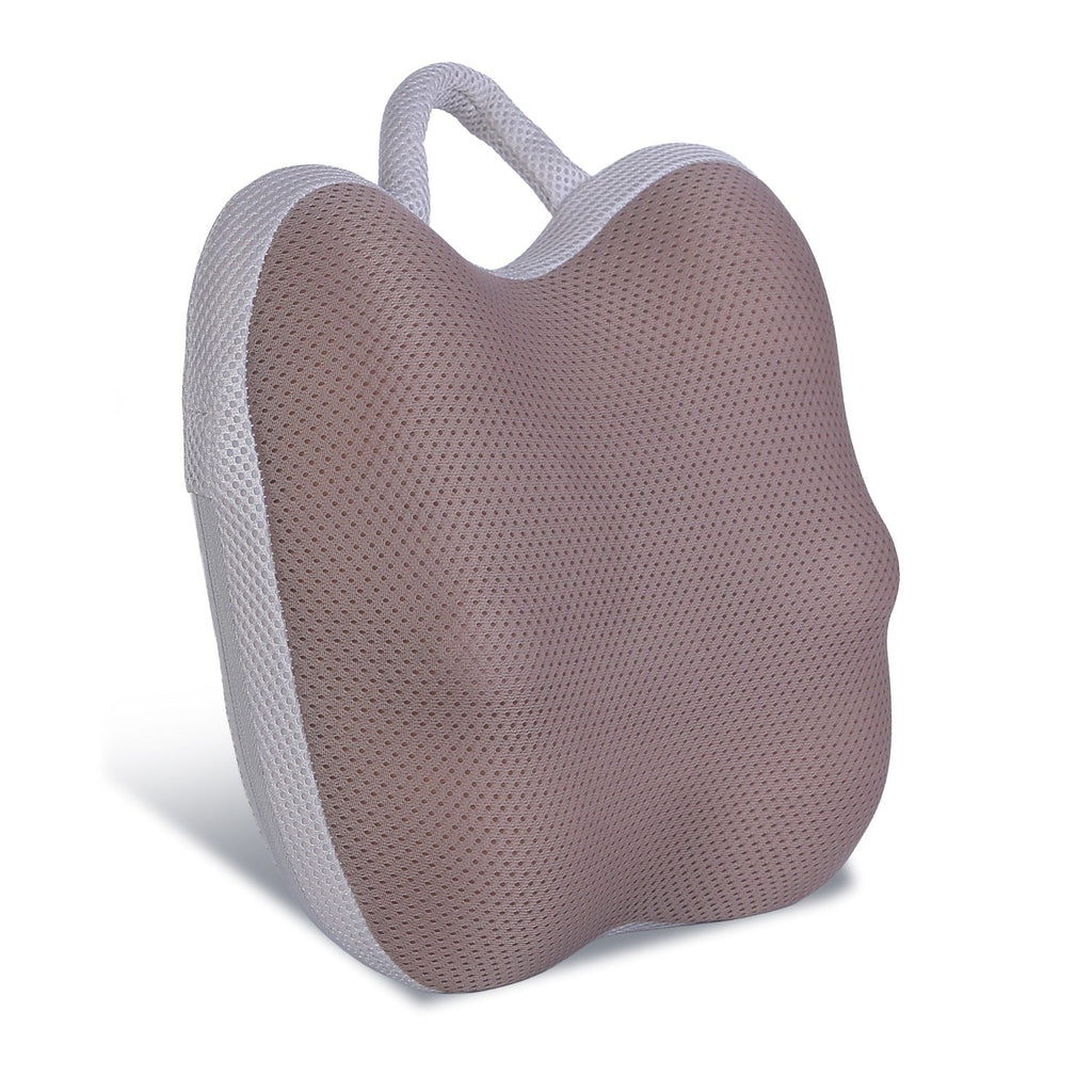 Shiatsu Back And Waist Massager With Heat Cordless Rechargeable Kneading Lower Back Massage Pillow Portable Lumbar Massager For Home Car Office