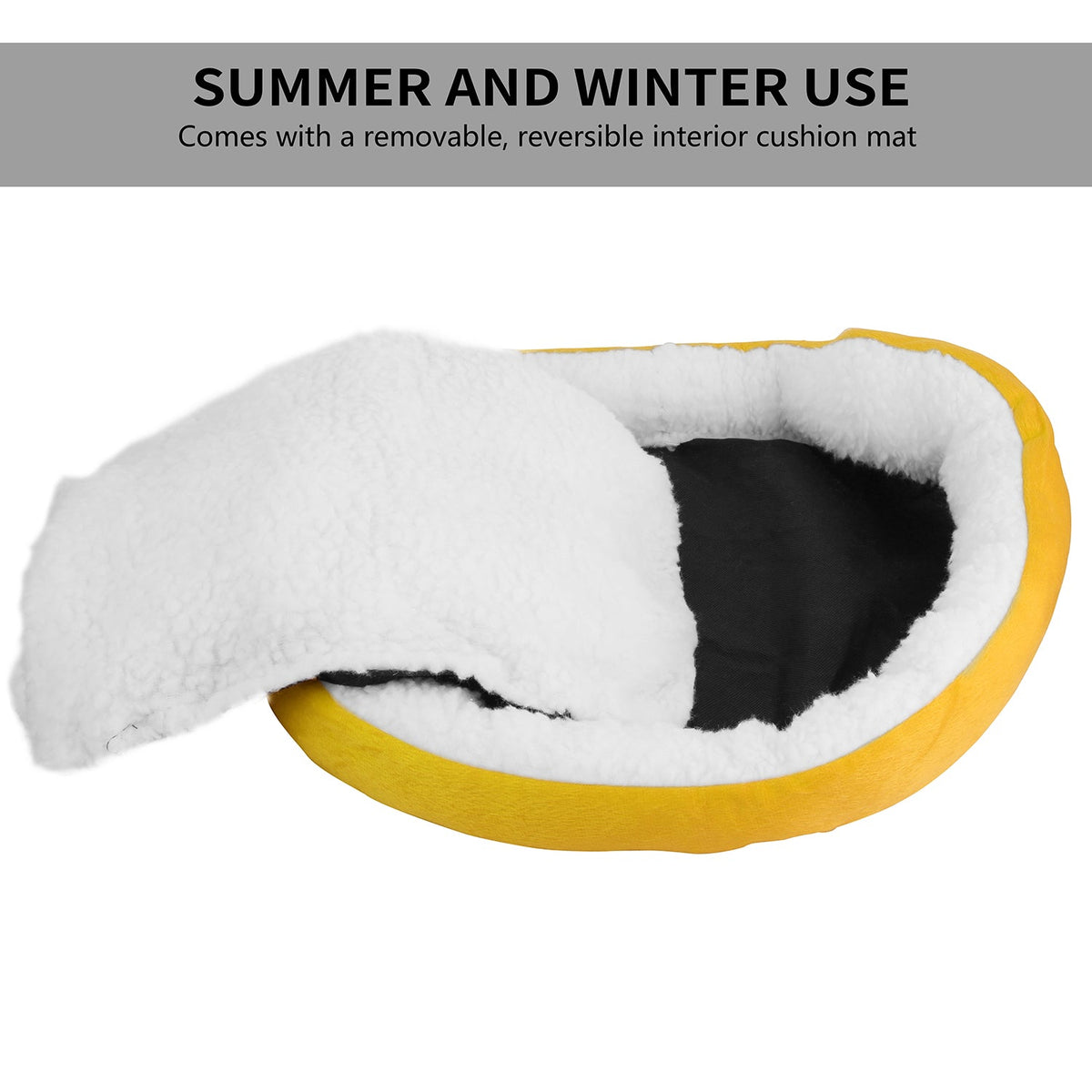 Pet Dog Bed Soft Warm Fleece Puppy Cat Bed Dog Cozy Nest Sofa Bed Cushion For S/M Dog