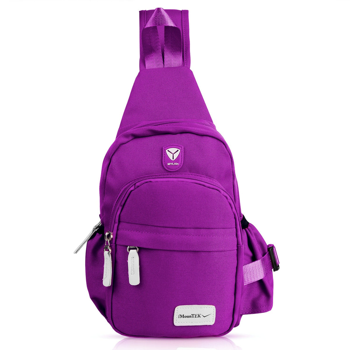 Unisex Sling Backpack Nylon Chest Shoulder Crossbody Bag Travel Sports Cycle Knapsack