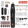 Mini Corded Rotary Power Tool Set of 186Pcs Electric Detail Sander Grinding Pen Small Drill Kit Engraver with 5 Speeds for Sanding Polishing Drilling