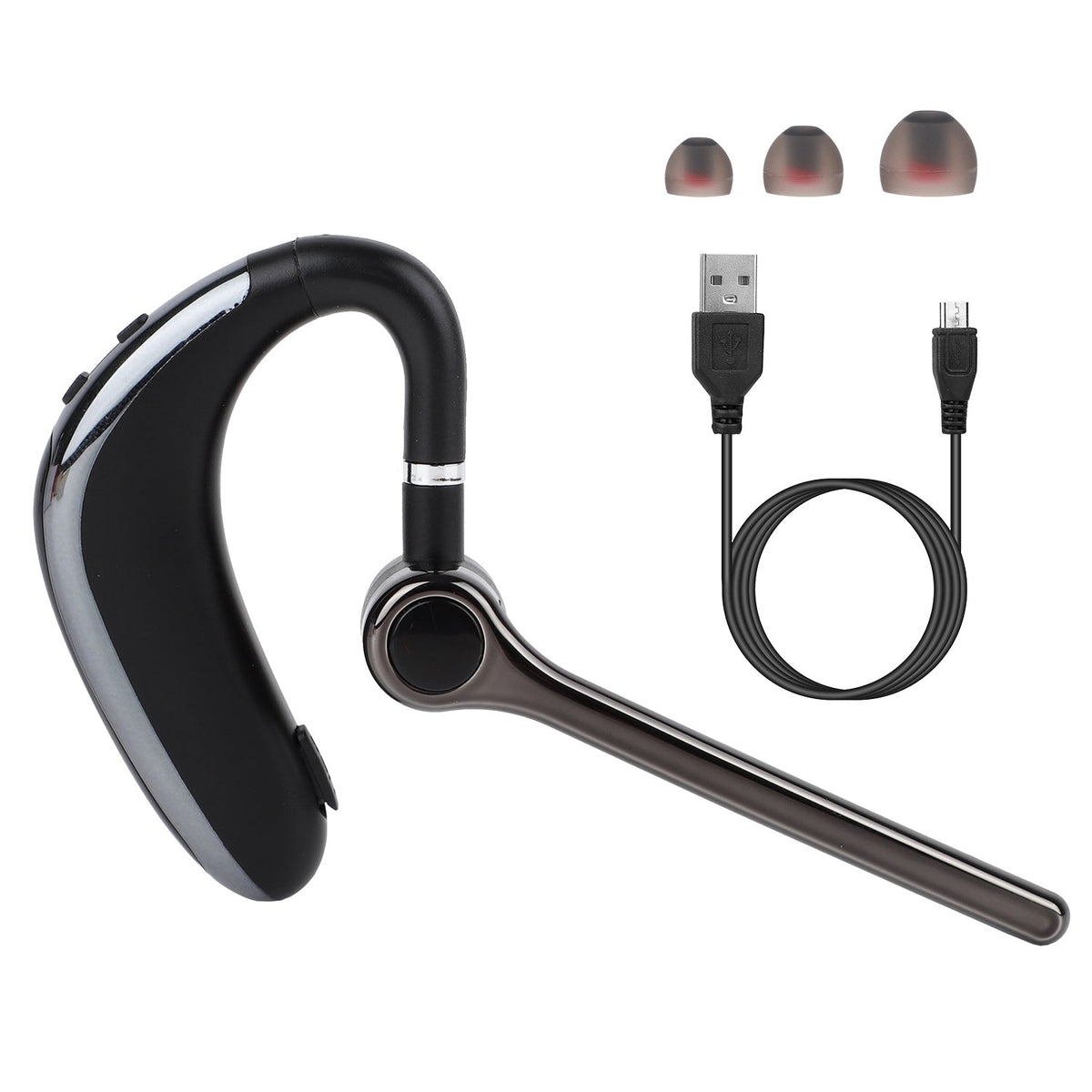 Wireless V5.0 Earpiece ENC Driving Earbuds 180¡ Rotatable Left Right Ear Fit Earphone For Business Driving Running