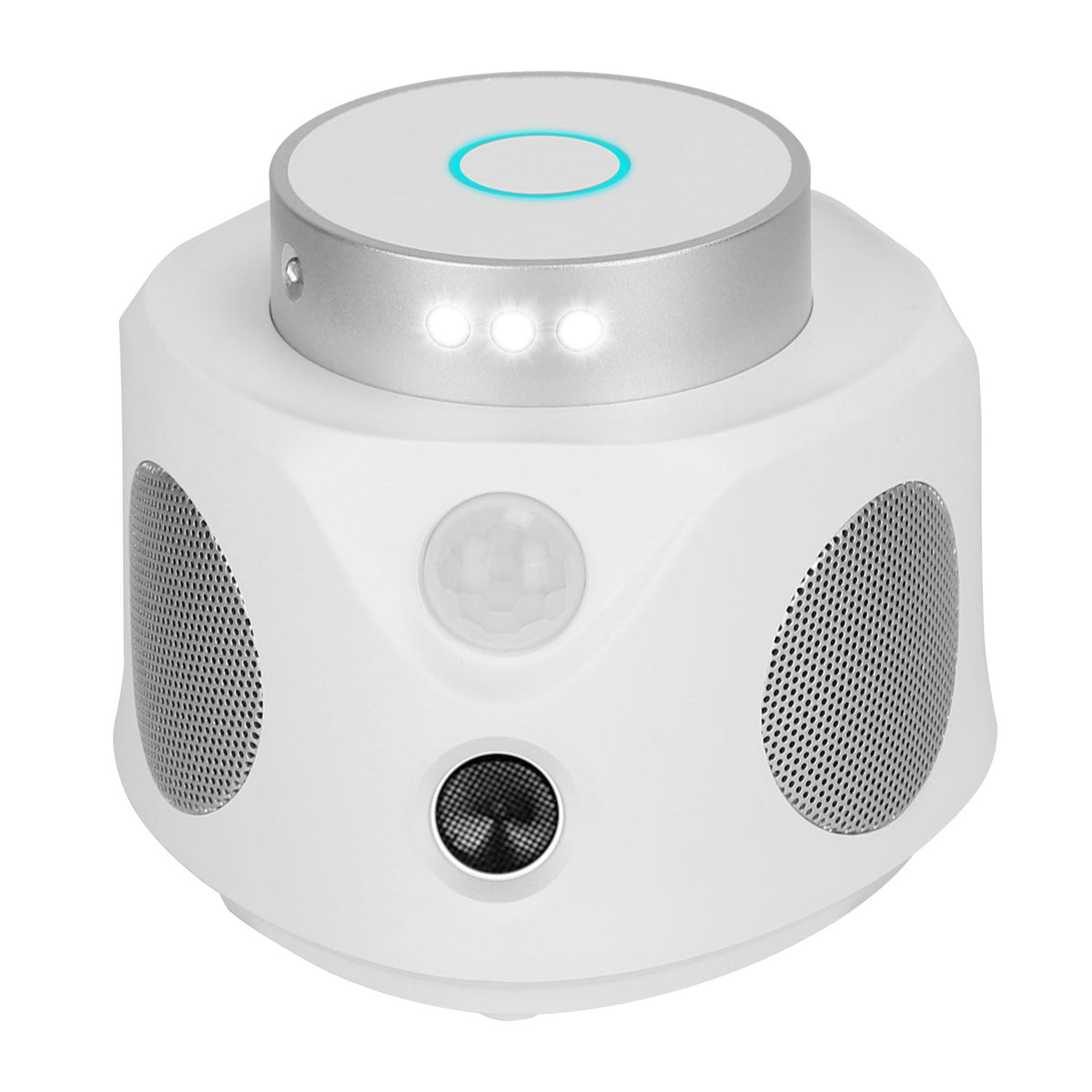 360¡ Ultrasonic Mice Repellent Indoor Rodent Repeller Mice Rat Squirrel Rodent Chaser with 3 Modes 9 Strobe Lights for Kitchen Living Room Attic Basem
