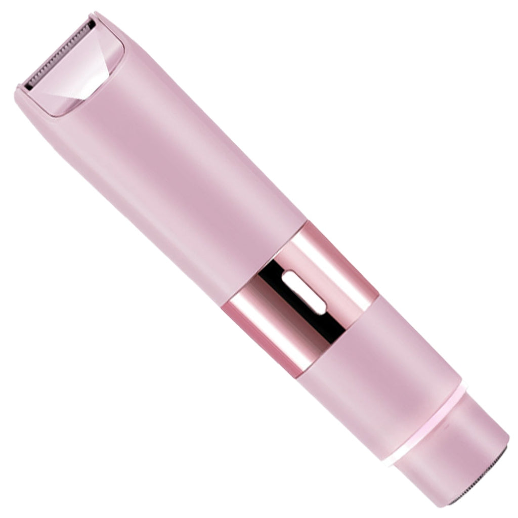 2 In 1 Bikini Trimmer for Women Dual Head Cordless Body Shaver IPX5 Waterproof Rechargeable Pubic Hair Razor Wet And Dry Use for Bikini Underarm Leg A