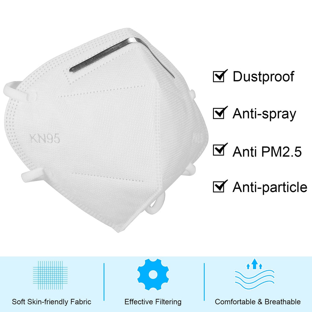 10 PCS Disposable KN95 Mask FFP2 Soft Breathable Protective Mask 95% Filtration Safety Masks Non-woven Fabric Face Mouth Mask