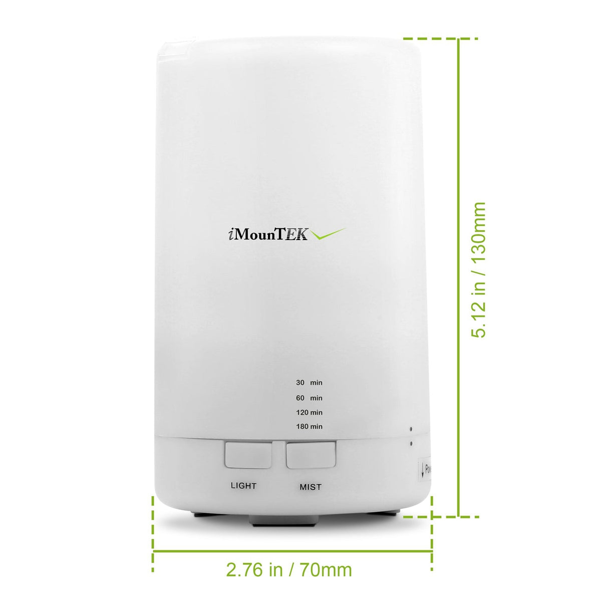 Mini Cool Mist Humidifier Ultrasonic Aroma Essential Oil Diffuser w/7 Color LED Lights 4 Timer Settings for Office Home Room Vehicle Study Yoga Spa