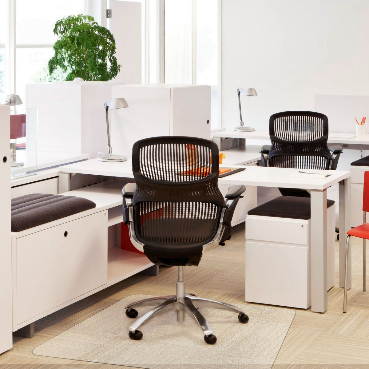36Ó x 48Ó Chair Desk Mat Floor Carpet PVC Protector Mat Home Office Hard Wood Floor Use