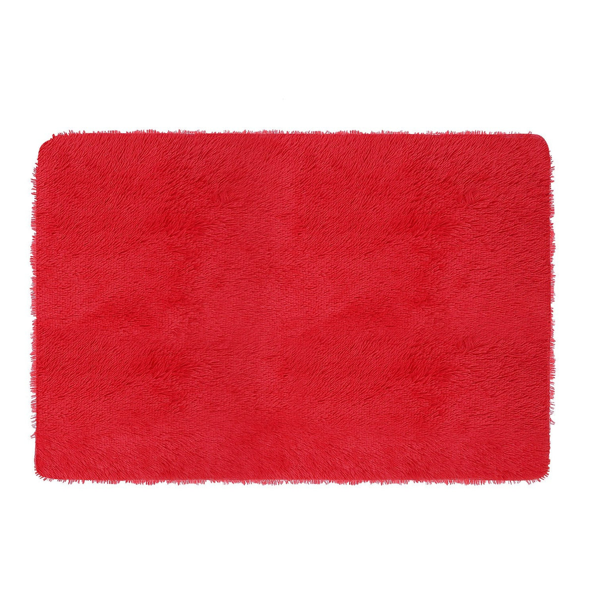 Fluffy Bedroom Rug 4Õ x 2.6Õ Anti-Skid Shaggy Area Rug Decorative Floor Carpet Mat for Nursery Bedroom Living Room