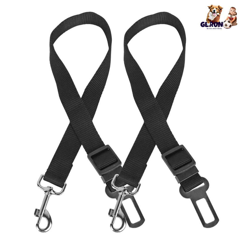 2-Pack Adjustable Pet Car Seat Belts