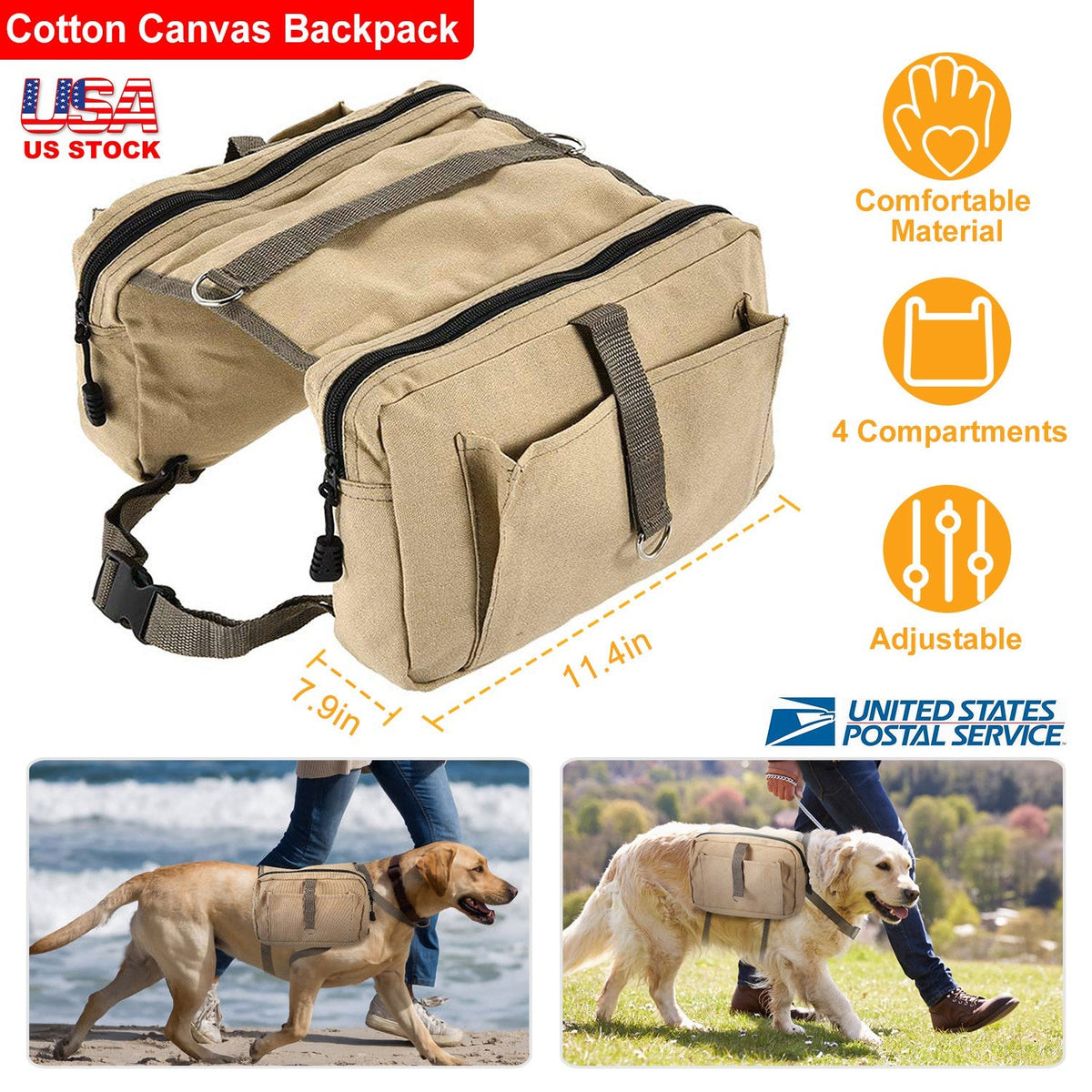 GBruno Pet Dog Backpack