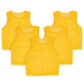 5Pcs Mesh Scrimmage Vests Soccer Basketball Team Training Pinnies Jerseys Shirt Adult Plus Size