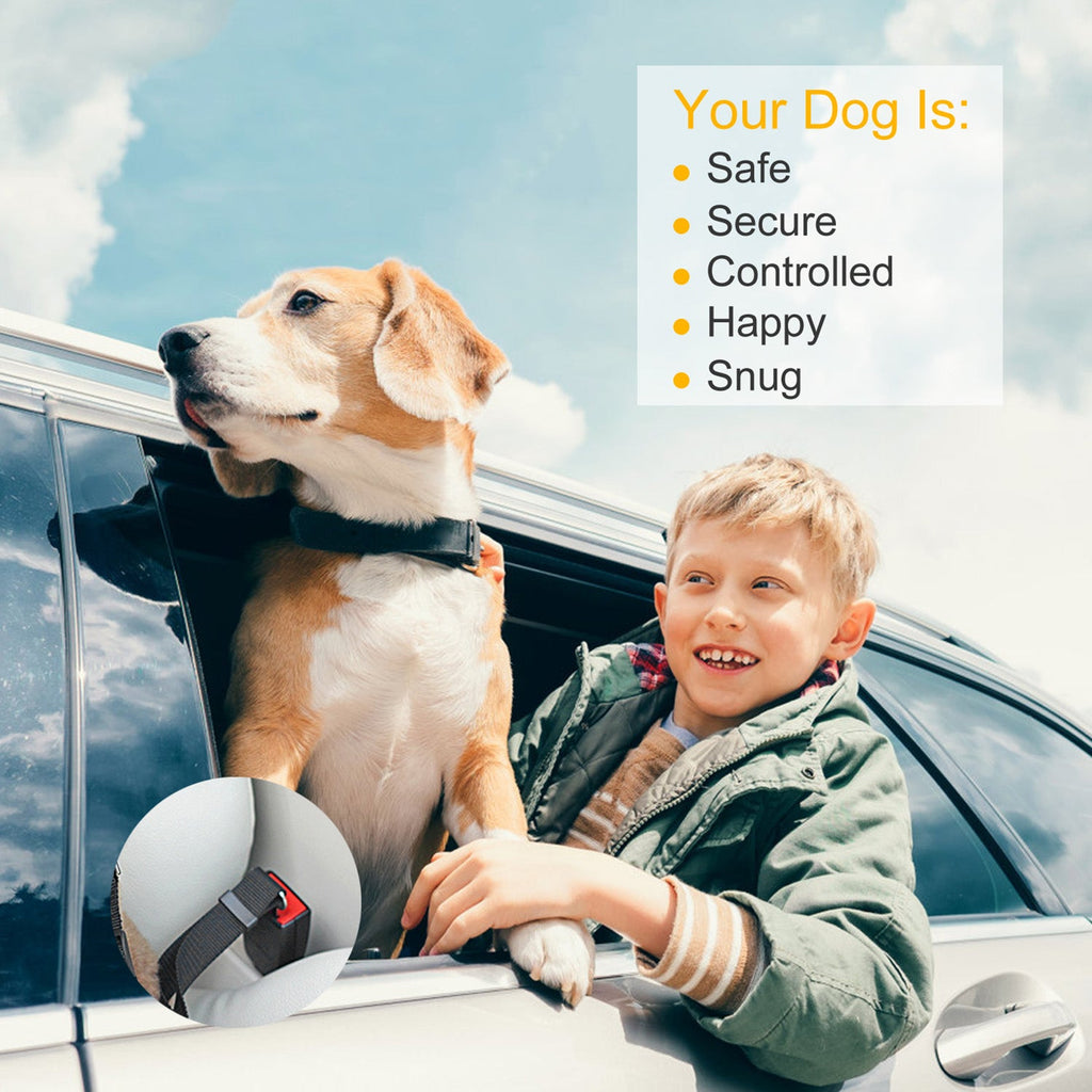 2-Pack Adjustable Pet Car Seat Belts