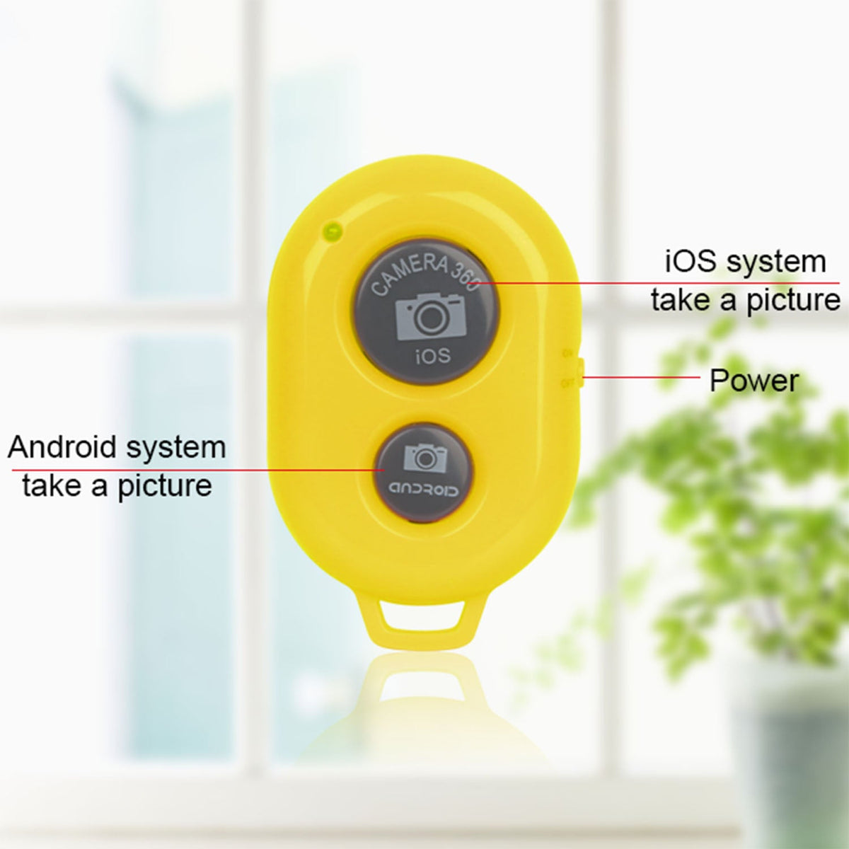 Unique Wireless Shutter Remote Controller for Android and iOS Devices
