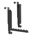 2Pcs Over The Door Hanger Hooks For Clothes Foldable Clothes Drying Rack For Laundry Coats Towels Portable Clothing Hanger Hook For 1.81In Thickness D