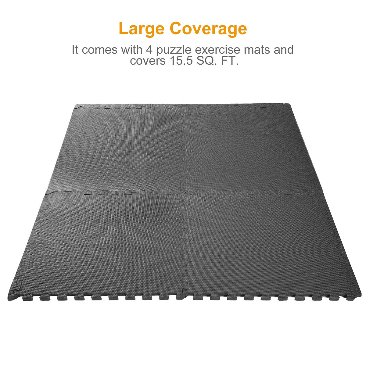 Puzzle Exercise Mat Foam Gym EVA Mat Interlocking Tiles Protective Flooring for Gym Equipment and Cushion for Workouts