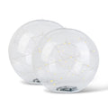 2Pcs Floating Pool Lights 14in Solar Powered Pool Balls IP68 Waterproof InflatableÊPool Decoration Lights with Remote Control 3 Light Modes Timer Adju