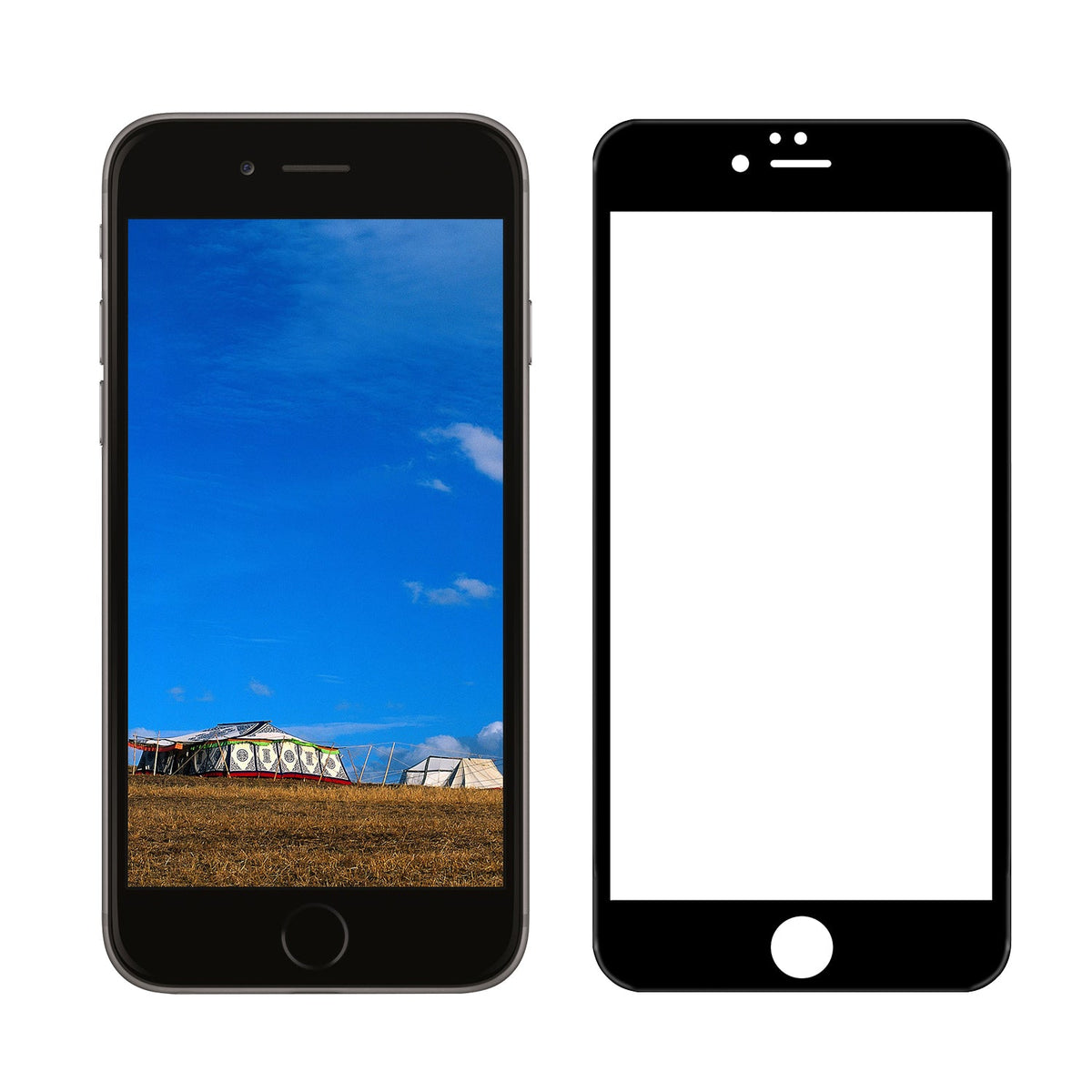 3D Curved Tempered Glass Full Cover Screen Protector for Apple iPhone 6s Plus