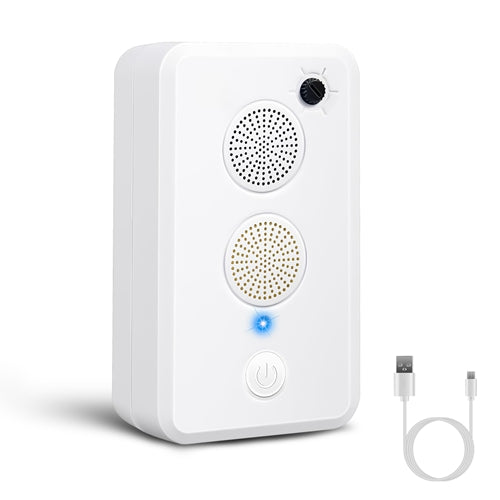 2-Pack Ultrasonic Pest Repellent – Rechargeable Indoor/Outdoor Deterrent