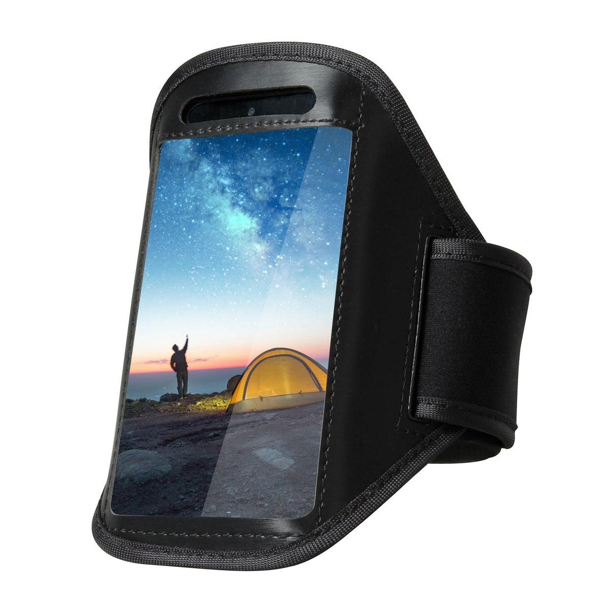 Phone Armband Case Adjustable Sweat-Resistant Armband Phone Holder Fit for iPhone5 Or Cellphones Under 4in For Running Jogging Riding Hiking Gym