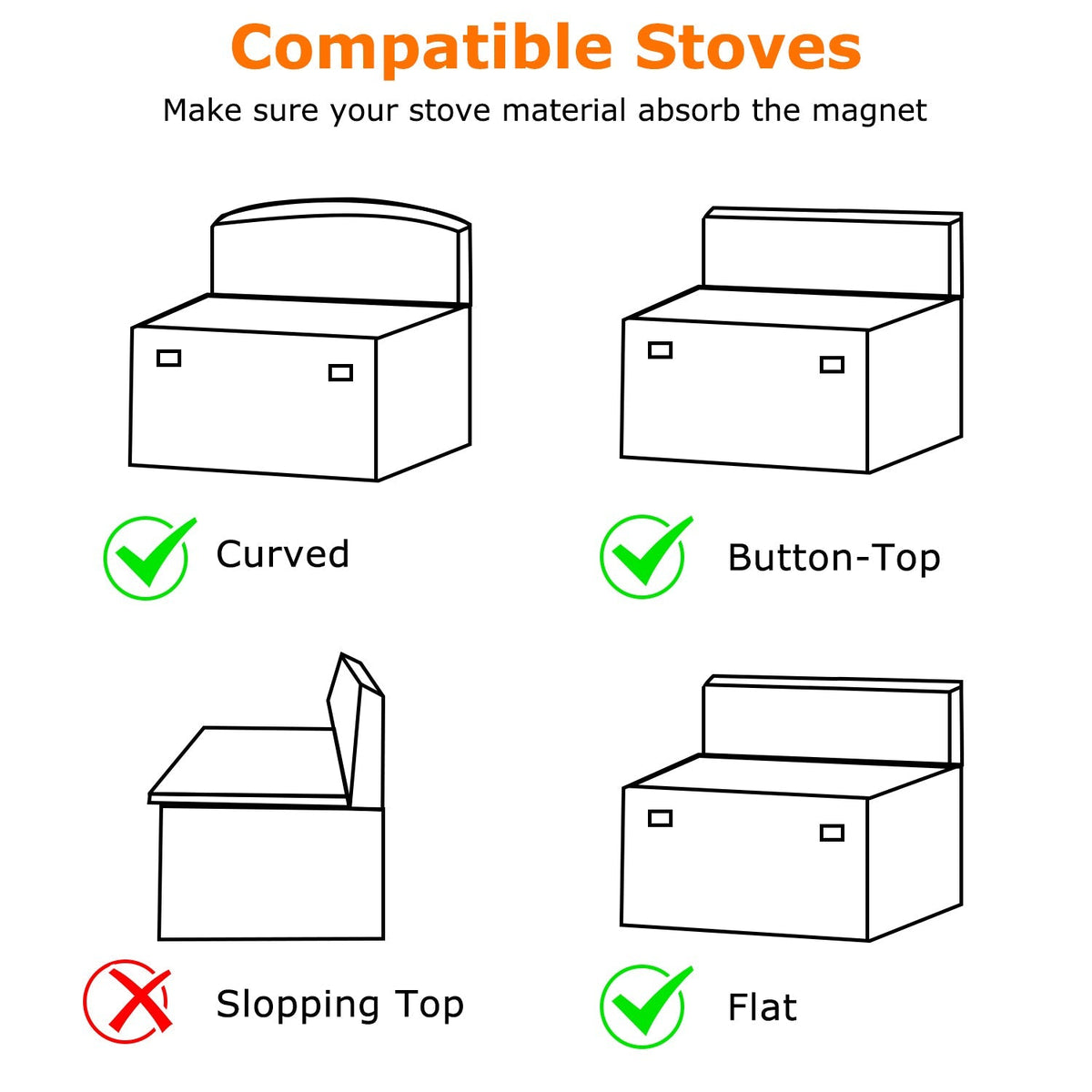 Magnetic Stove Top Shelf Silicone Over Stove Spice Rack Non-Slip Kitchen Oven Shelf Organizer for Kitchen Stove