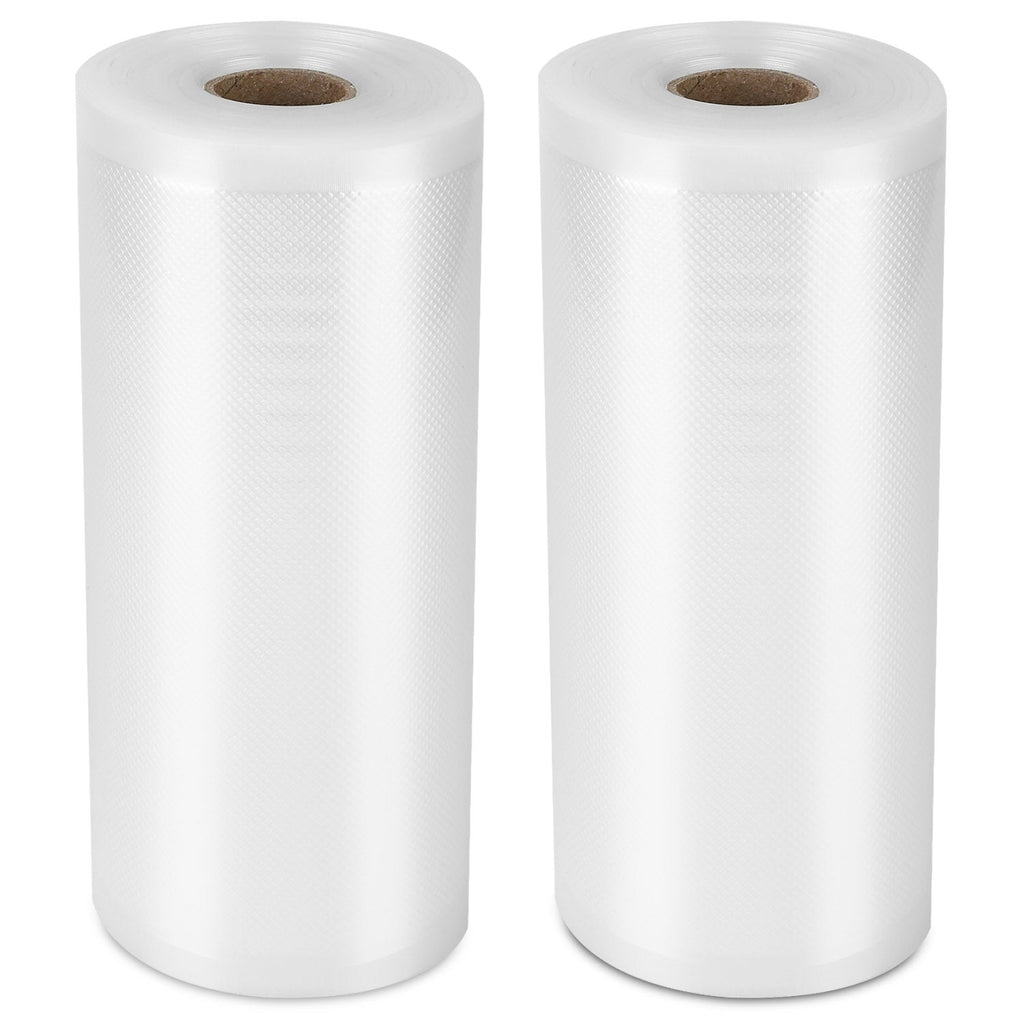 2 Rolls of Vacuum Sealer Bags 10.82inx49ft BPA Free Safe Vacuum Bags Keep Fresh Vacuum Machine (L)