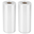 2 Rolls of Vacuum Sealer Bags 10.82inx49ft BPA Free Safe Vacuum Bags Keep Fresh Vacuum Machine (L)