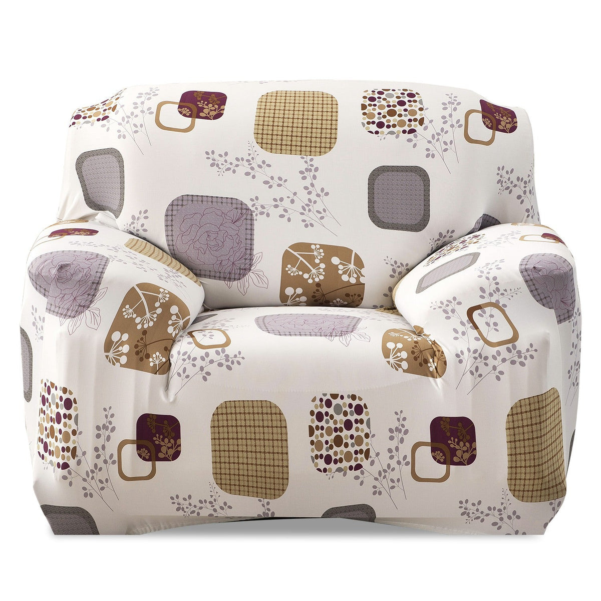 Sofa Cover Printed Stretch Sofa Furniture Cover Soft Sofa Slipcover Polyester Furniture Protector Cover