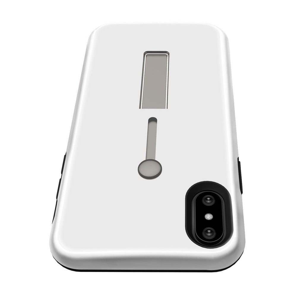 Finger Strap Phone Case for iPhone X Drop-protection Finger Ring Rugged Phone Case with Kickstand Dual Layer Case