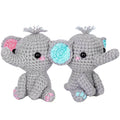 Elephant Crochet Kit Crochet Kit for Beginners DIY Knitting Supplies for Kids Adults 2 Types of Elephants