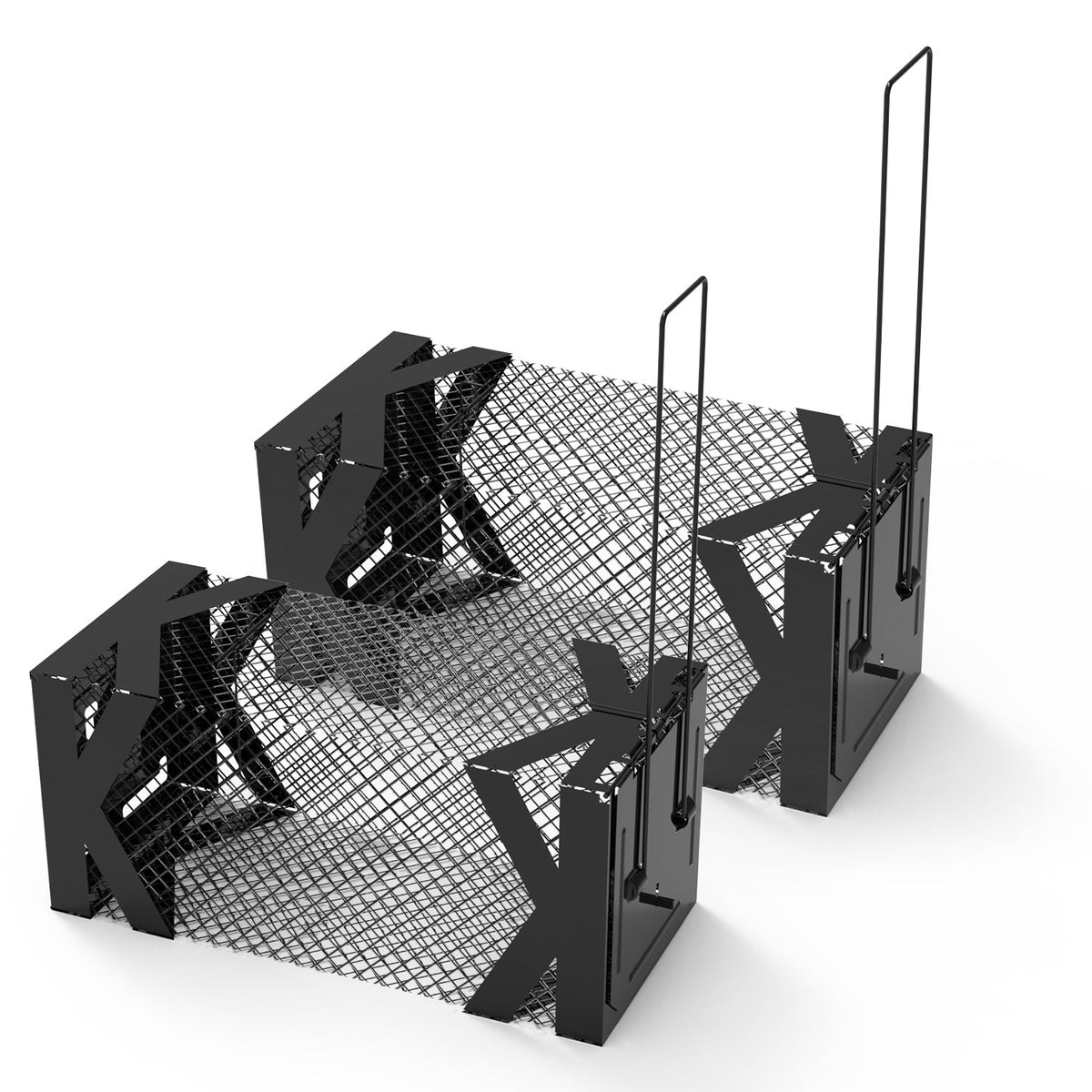 2PCS Humane Mouse Traps – Reusable Live Catch & Release Cages