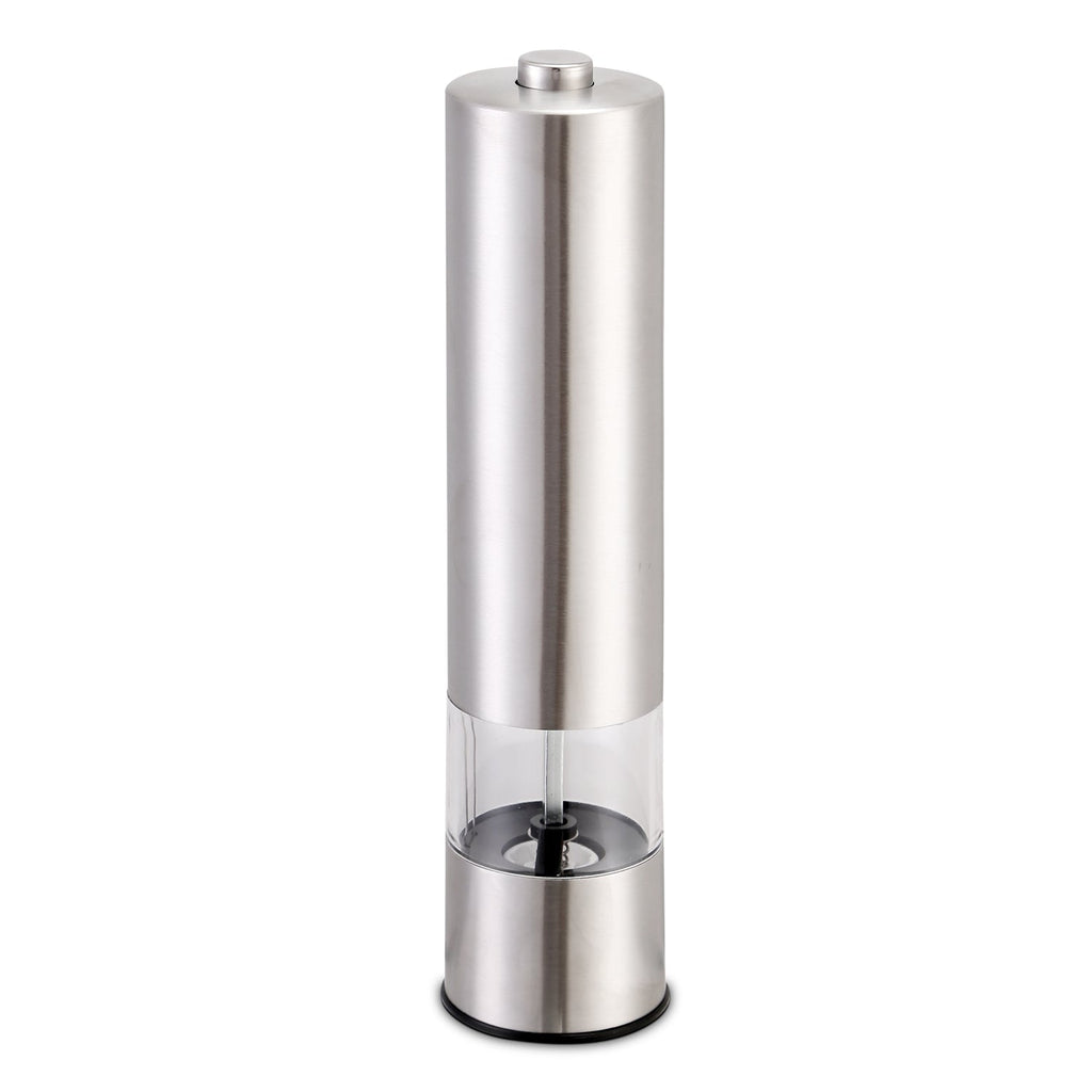 Electric Salt Pepper Grinder with Light Adjustable Coarseness Stainless Steel Salt Pepper Shaker Battery Operated Pepper Grinder Mill Easy Refill and