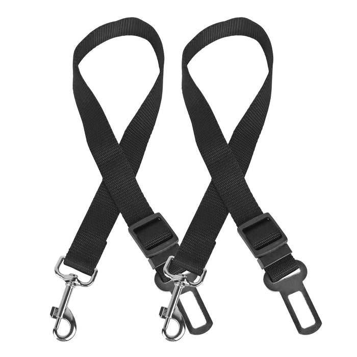 2-Pack Adjustable Pet Car Seat Belts