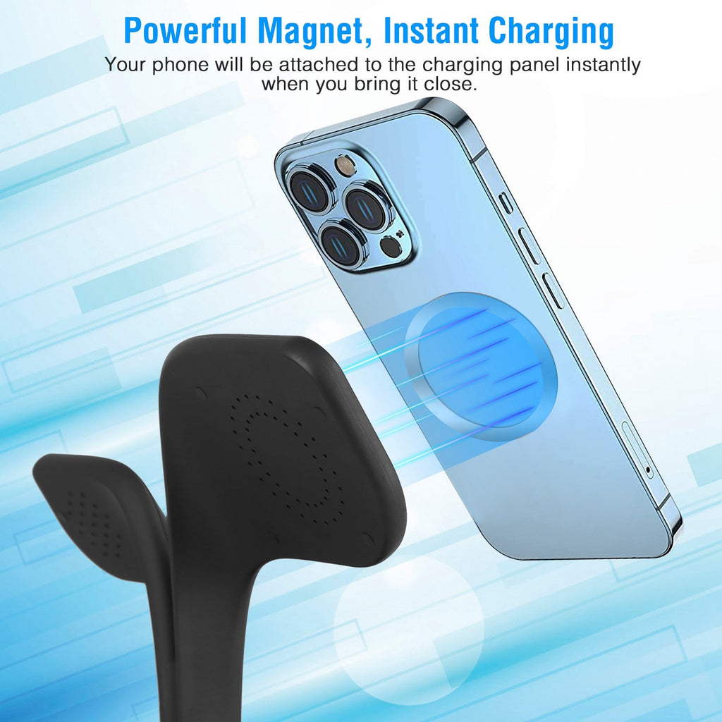 4 in 1 Magnetic Wireless Charging Station Dock Charger 15W Fast Charging Stand Nightlight Fit for iPhone 14 13 12 Pro Pro Max Mini iWatch 7 6 5 4 3 2