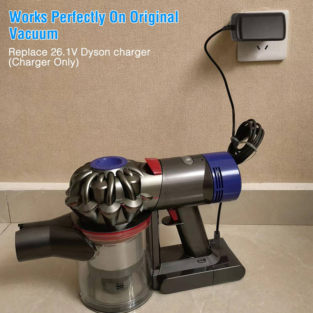 Battery Charger Compatible with Dyson Cordless Vacuum V6 V7 V8 DC58 DC59 DC61 DC62 SV03 SV04 SV05 SV06 Absolute Animal Fluffy Motorhead Vacuum Power S