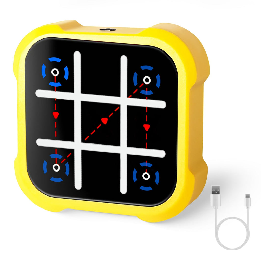 3 In 1 Electric Tic Tac Toe Game Memory Flash Whack Mole Game Portable Travel Game Classic Board Games For Adults and Kids Aged 3+