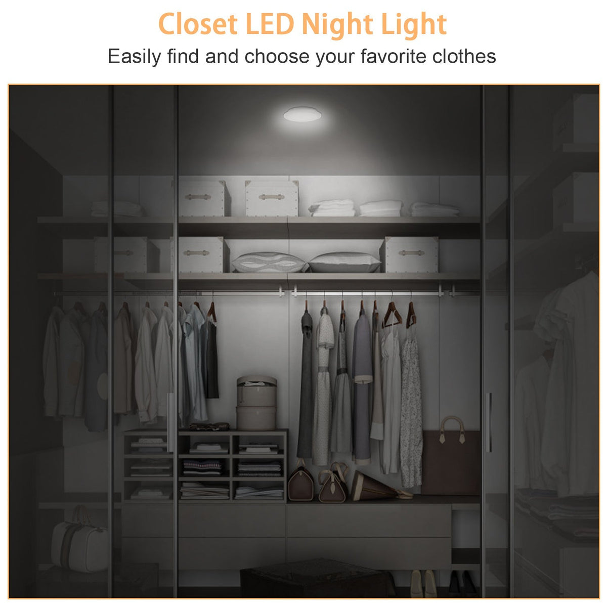 3 Pack LED Closet Lights Wireless Puck Lights w/ 26FT Remote Control Timer Dimmable Battery Operated Stick On Taps Lights for Cabinet Kitchen Stairs