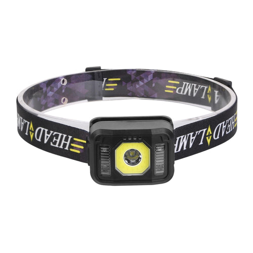 2Packs Rechargeable Motion Sensor Headlamp 6 Light Modes COB XPG Headlight Torch Flashlight for Fishing Running Camping…