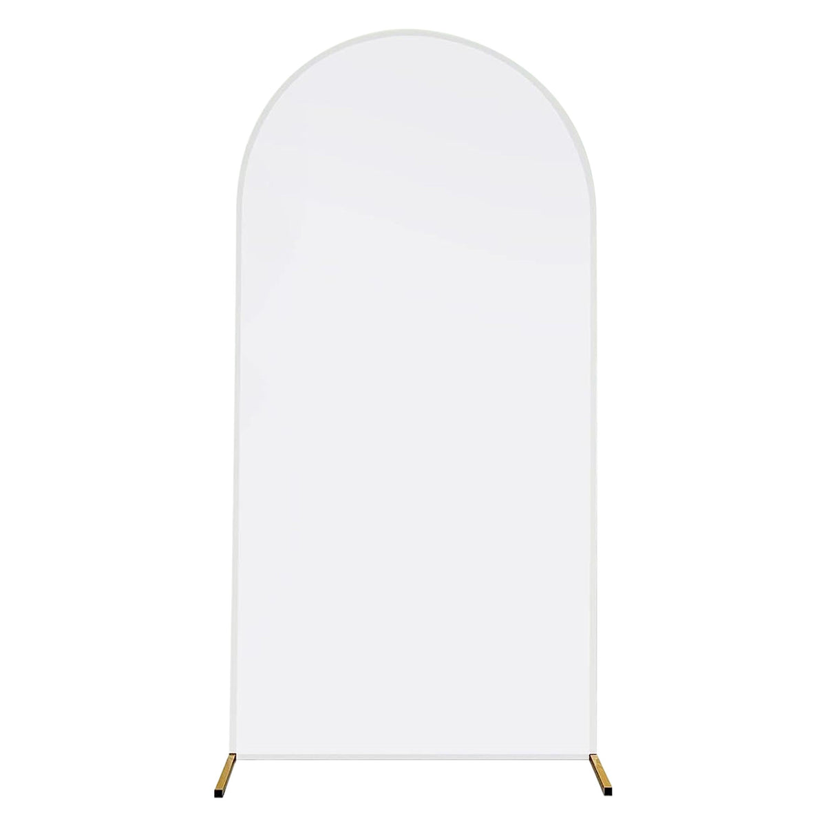 Arch Backdrop Stand Cover 3.28x6.56FT White Spandex Fitted Wedding Arch Cover Elastic Double-Sided Background Covering…