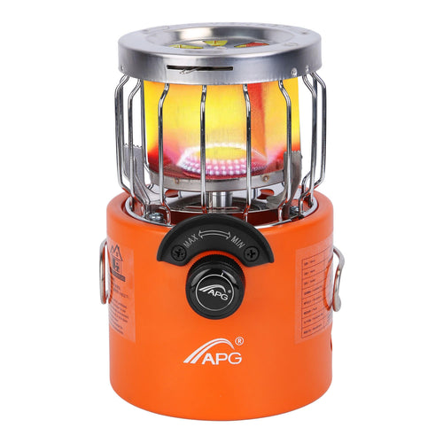 2000W 2 In 1 Camping Stove Tent Heater Outdoor Gas Stove Portable Backpacking Stove with 3 Modes 360° Radiant Heating for…