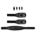 Muscle Stimulator Abdominal Toning Belt ABS Training Fitness Equipment Waist Trimmer Belt Muscle Toner with 6 Modes 18 Intensity Levels for Men Woman