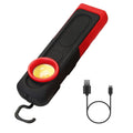 LED Work Light Pocket Light Mini Magnetic Flat EDC Flashlight with 4 Modes Hook IP44 Waterproof Dimmable for Repairing…