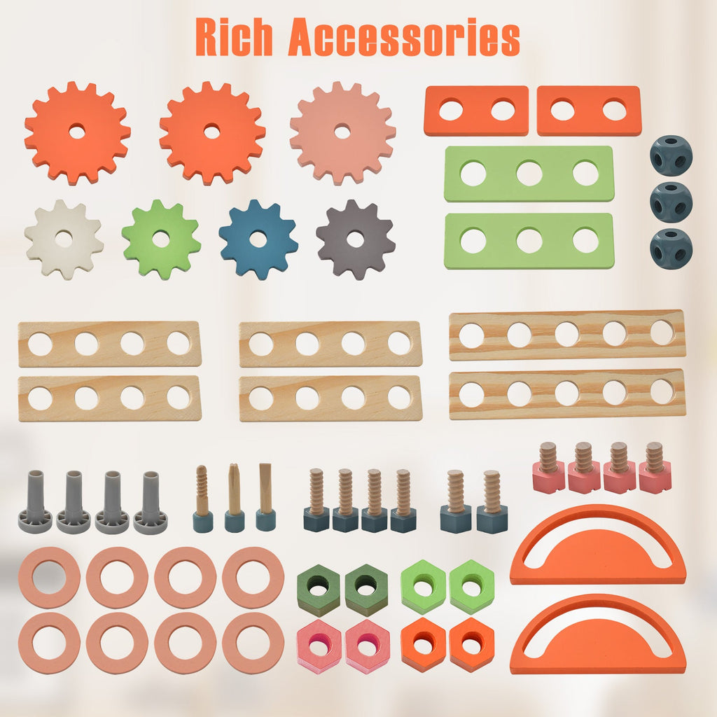 Kids Play Tool Workbench with Realistic Accessories