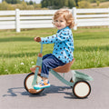 Toddler Tricycle Kids Trike with Adjustable Seat and Basket Aged 3-5 Years Old-Green
