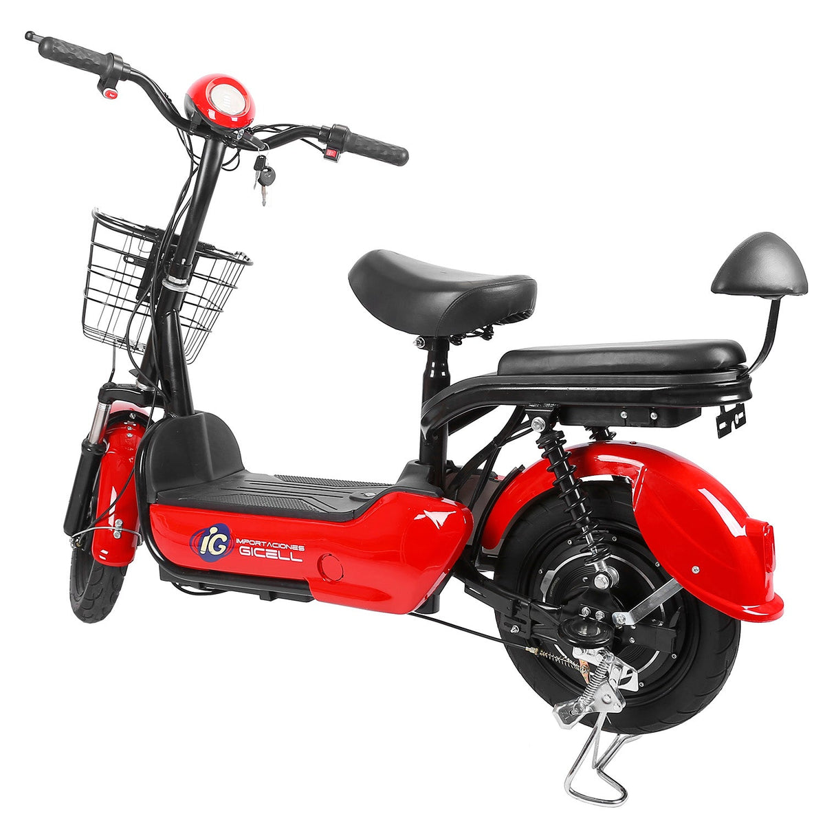 Electric Mobility Scooter 48V 350W Motor 14in Tire 3 Adjustable Speed with Cargo Basket
