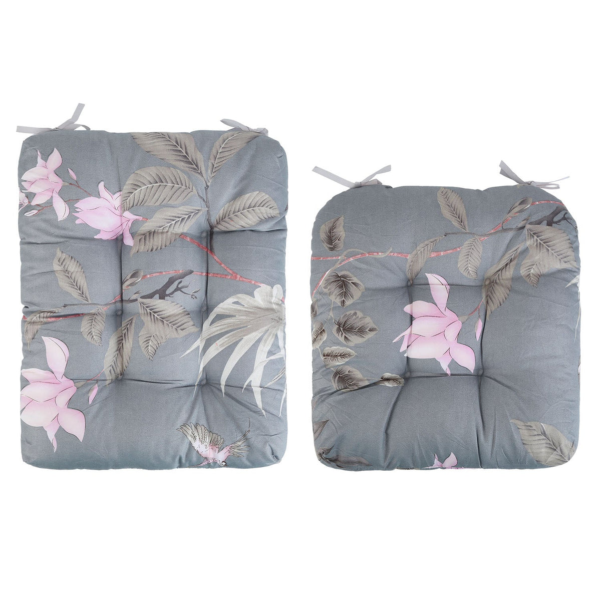 2Pcs Rocking Chair Cushion Upper And Lower Back And Seat Sets with Non-Slip Ties Polyester Fiber Filling Comfortable for Indoor Home Office Car