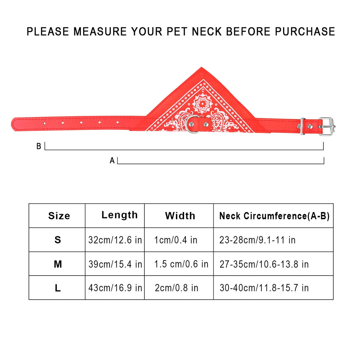 Adjustable Pet Bandana Collar