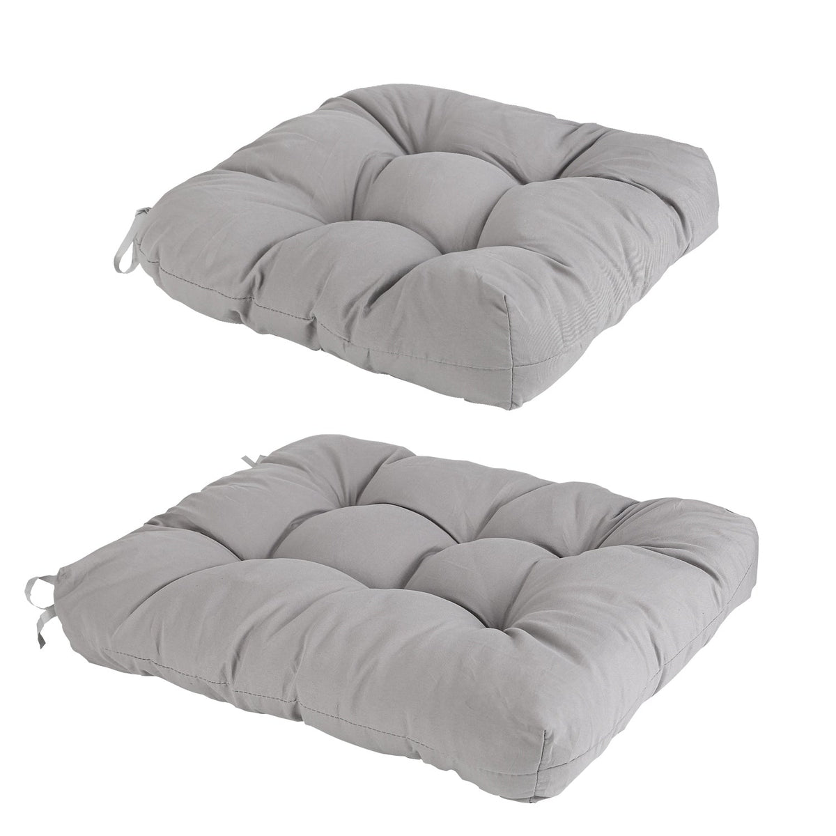 2Pcs Waterproof Rocking Chair Cushion Upper And Lower Back And Seat Sets with Non-Slip Ties Oxford Cloth Surface Polyester Filling Comfortable for Ind