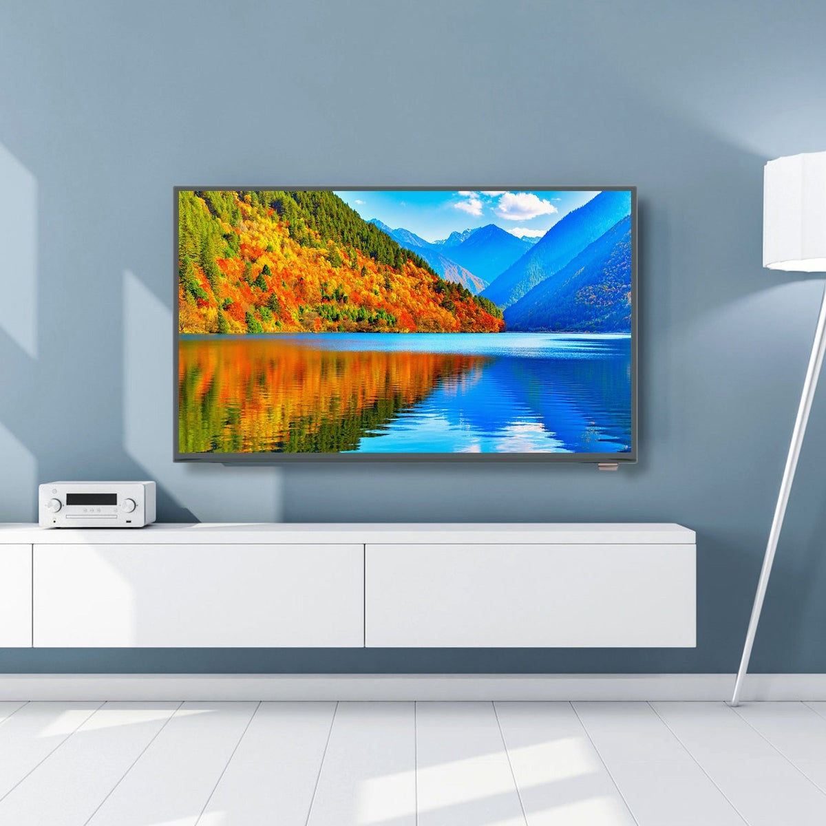 55 in 2K FHD Smart LED TV 3840 2160 3 HD IN & HD OUT Ports 2 USB Ports