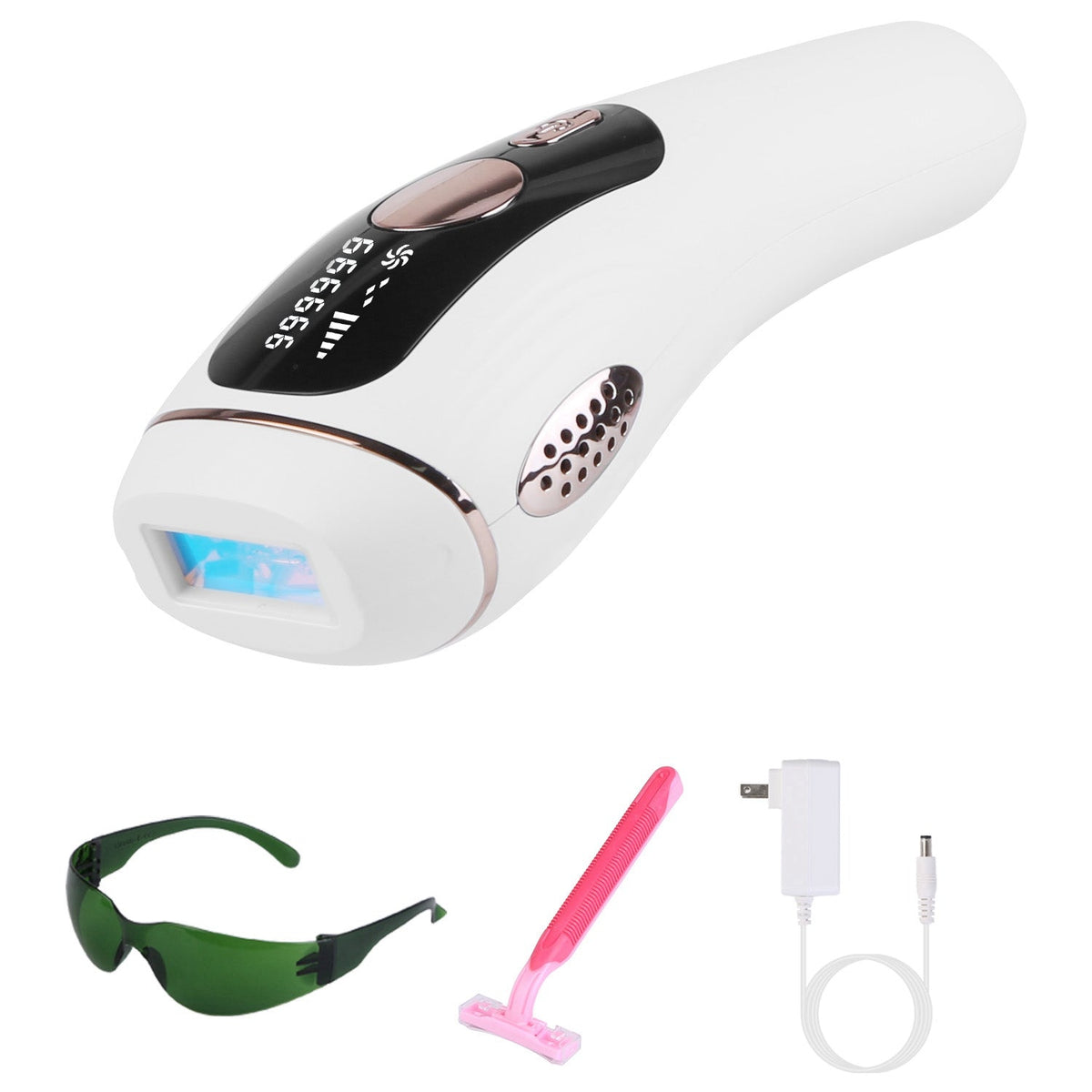 Laser Hair Removal For Woman Man Ice Cooling Permanent IPL Hair Remover with Painless 999999 Flashes Home Use Lasting Hair Reduction for Armpits Legs